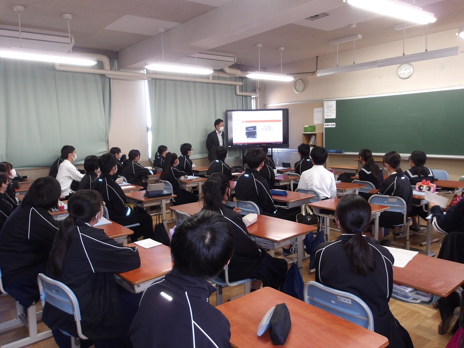 【CSR】茨木市立西中学校 わくわく･どきどきSDGs授業への参加（社会の一員として）