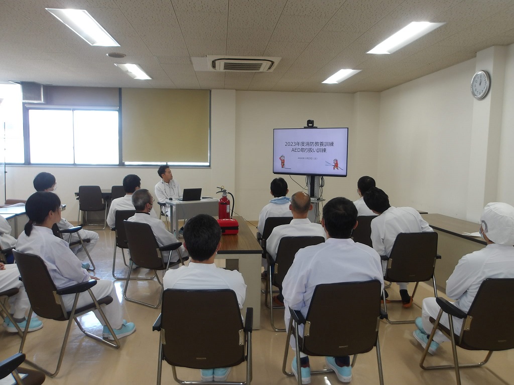【CSR】2023年度 消防訓練の実施（より良い製品づくり事業を通して）